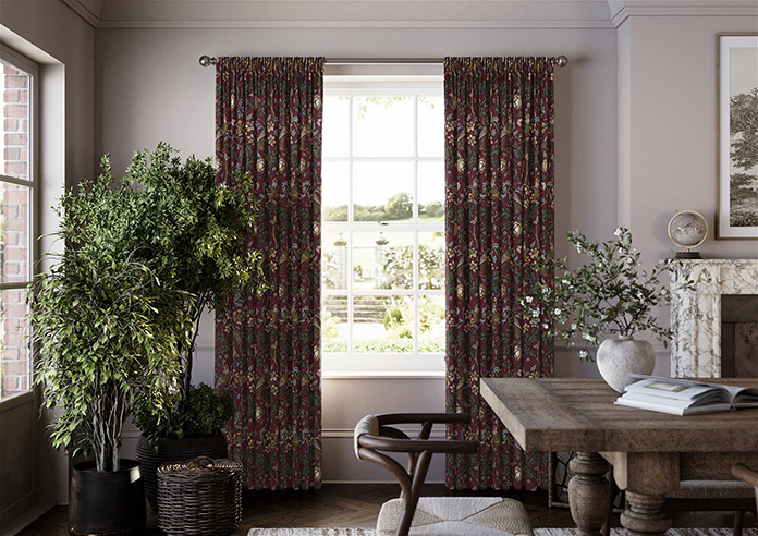 Oakmere, Carmine - Made to Measure Curtains - Image 3